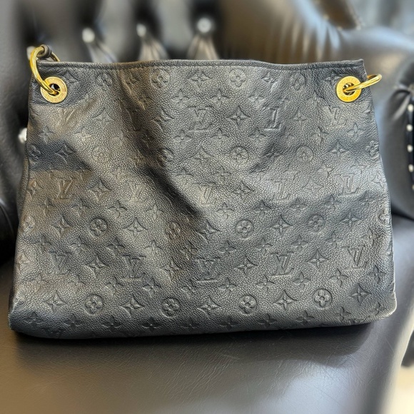 Louis Vuitton Empriente Artsy MM Navy blue leather handbag Mint - Picture 5 of 9